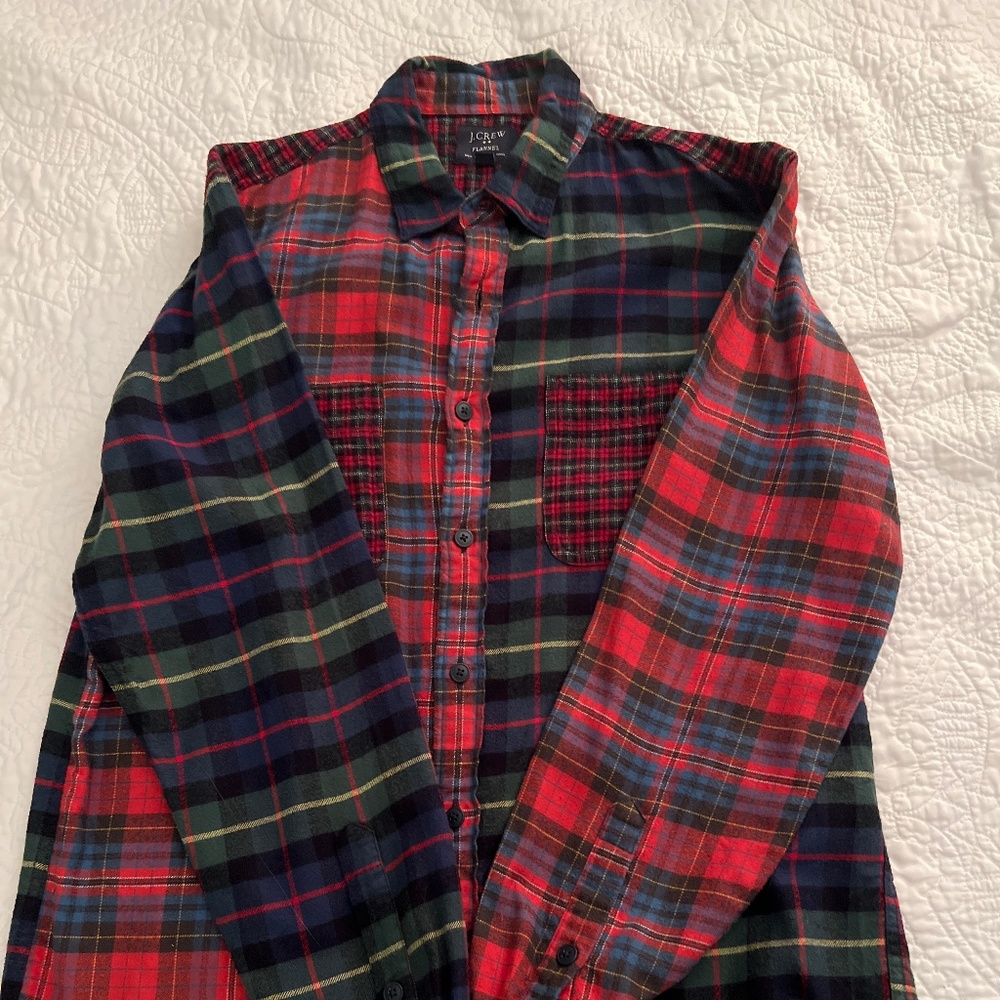 Jcrew fun flannel shirt.